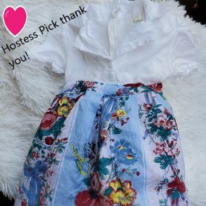 Toddler Dress with blouse and skirt one piece  HP